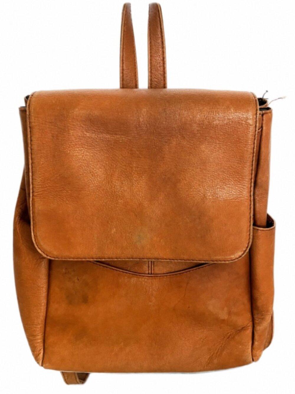Vintage HOBO International Cognac Brown Leather Backpack 🎒🤎